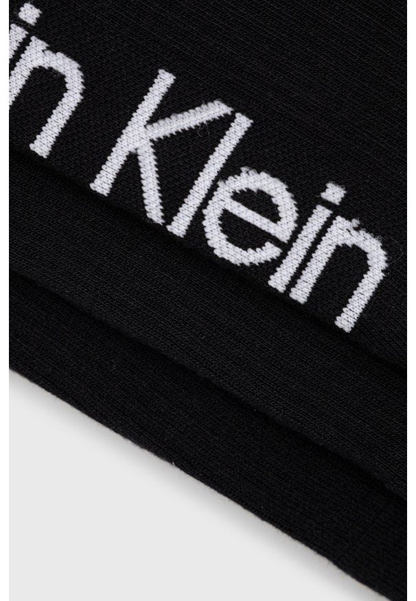 Calvin Klein Skarpetki (3-pack) męskie kolor czarny. Kolor: czarny