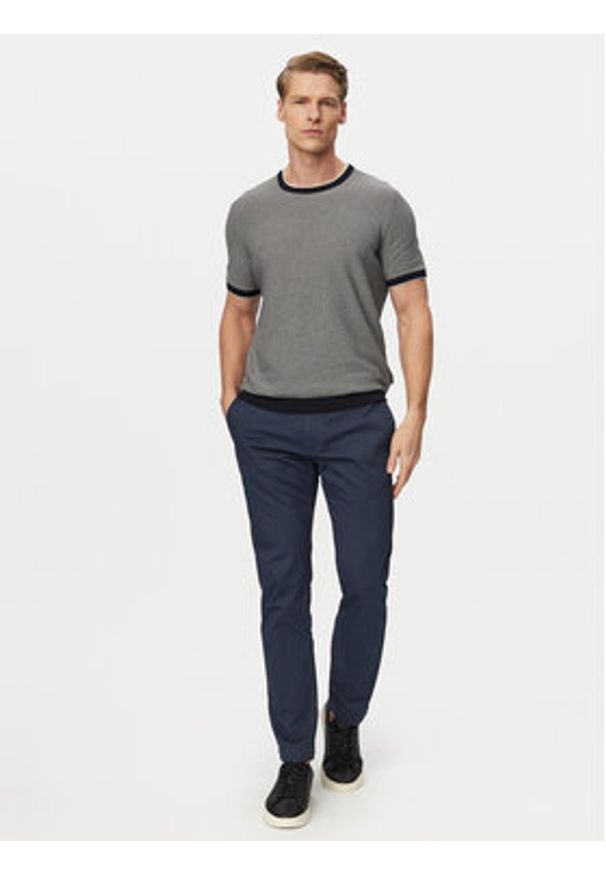 Bugatti Sweter 7200-15535E Kolorowy Regular Fit. Materiał: bawełna. Wzór: kolorowy