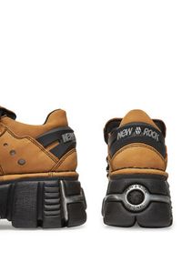 NEW ROCK Sneakersy M-120N-C60 Żółty. Kolor: żółty. Materiał: zamsz, skóra #6