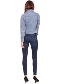 Wrangler - DAMSKA KURTKA JEANSOWA WRANGLER SHACKET PINK TINT W5254LWYX 112129396. Materiał: jeans #4