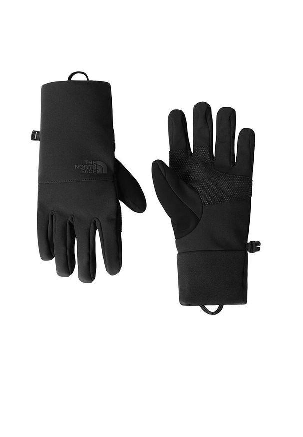 Rękawiczki The North Face Apex Insulated Etip 0A7RHGJK31 - czarne. Kolor: czarny. Materiał: materiał, tkanina, polar. Wzór: nadruk. Sezon: jesień, zima