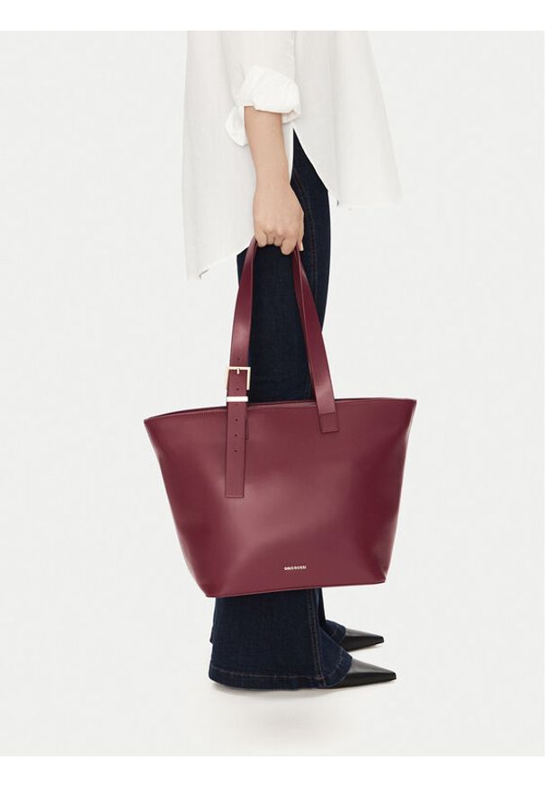 Gino Rossi Torebka C-AYSHA-KQ78 Bordowy. Kolor: czerwony