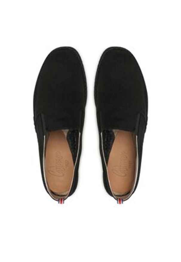 Castañer Espadryle Joel C/001 021819-100 Czarny. Kolor: czarny. Materiał: skóra