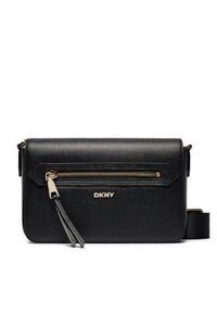 DKNY Torebka Bryant Ave Md Flap C R42E3E21 Czarny. Kolor: czarny. Materiał: skórzane #4