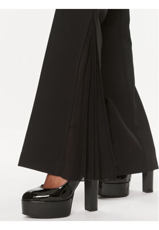 Liu Jo Spodnie materiałowe WA4068 T7896 Czarny Wide Leg. Kolor: czarny. Materiał: materiał, syntetyk