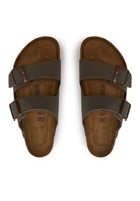 Birkenstock Klapki Arizona Birko-Flor nubuk 0151211 Szary. Kolor: szary. Materiał: skóra #6