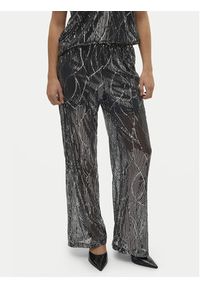 Vero Moda Spodnie materiałowe Ellen 10319016 Czarny Straight Fit. Kolor: czarny. Materiał: syntetyk