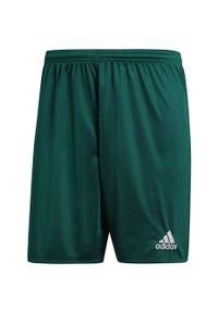 Adidas - Spodenki piłkarskie adidas Parma DM1698. Kolor: zielony. Sport: piłka nożna