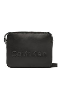 Calvin Klein Torebka Ck Set Camera Bag K60K610180 Czarny. Kolor: czarny. Materiał: skórzane