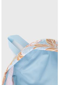 Roxy Plecak damski duży wzorzysty. Kolor: niebieski. Materiał: poliester