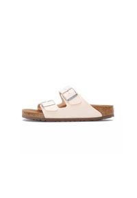 Klapki damskie Birkenstock Arizona Vegan BF. Kolor: różowy, wielokolorowy, beżowy. Materiał: materiał