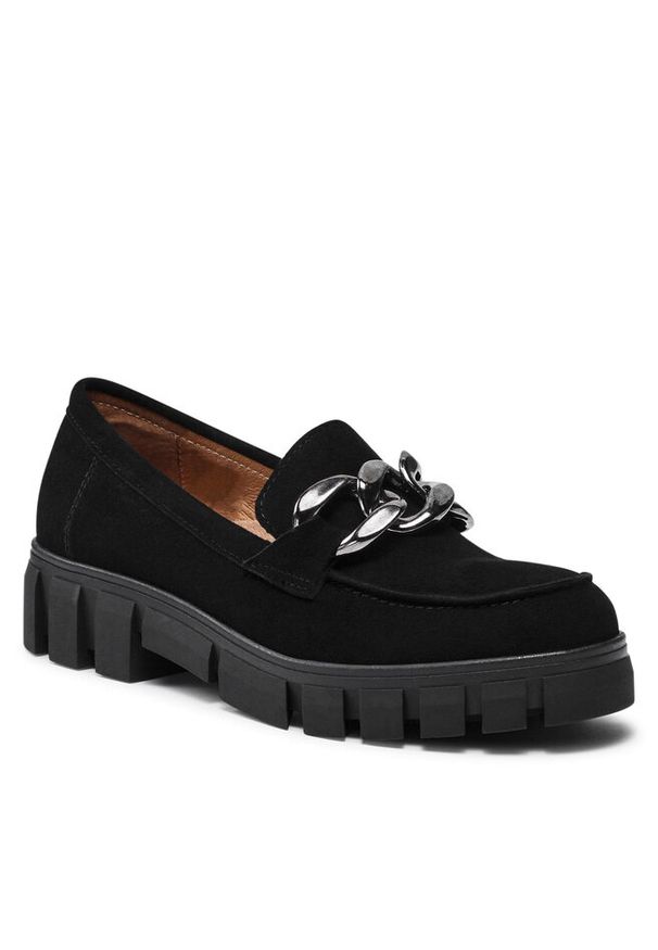 Loafersy Nessi. Kolor: czarny