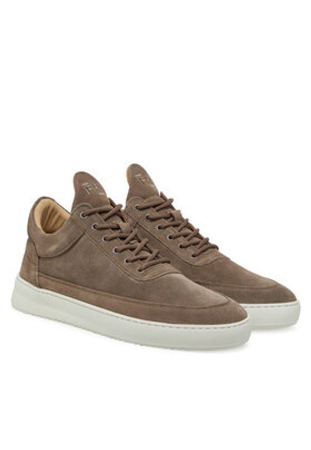 Filling Pieces Sneakersy Low Top 10122793055 Brązowy. Kolor: brązowy. Materiał: zamsz, skóra