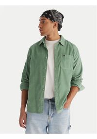 Quiksilver Koszula Smoke Trail EQYWT04652 Zielony Regular Fit. Kolor: zielony. Materiał: bawełna #1