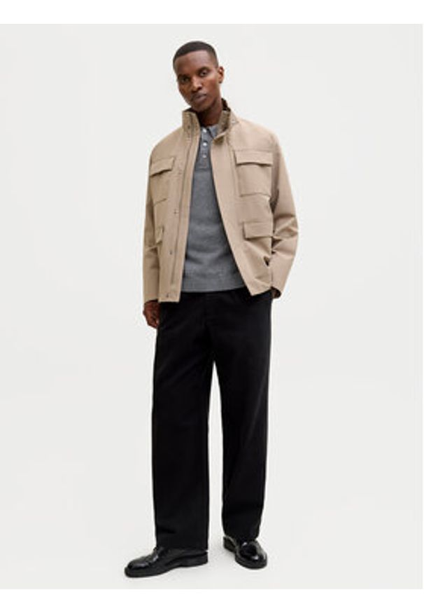 Jack & Jones Sweter Maverick 12286144 Szary Regular Fit. Kolor: szary. Materiał: bawełna