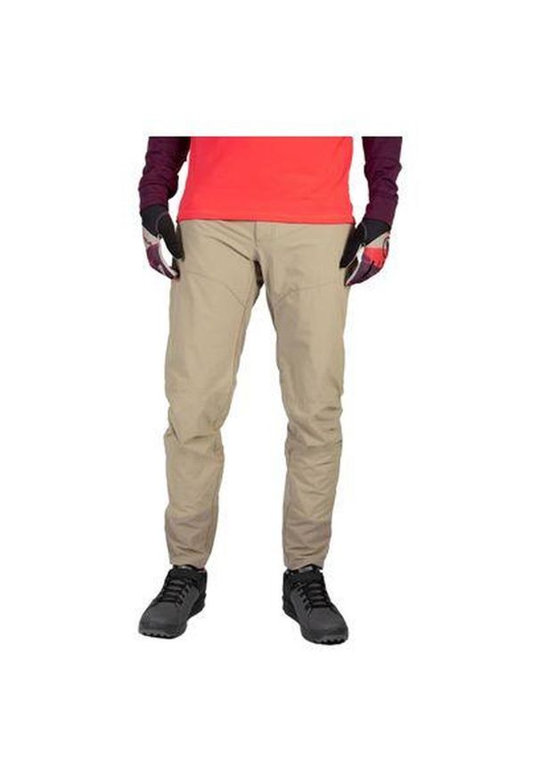 ENDURA - Spodnie rowerowe męskie Endura Singletrack II. Kolor: beżowy. Sport: kolarstwo