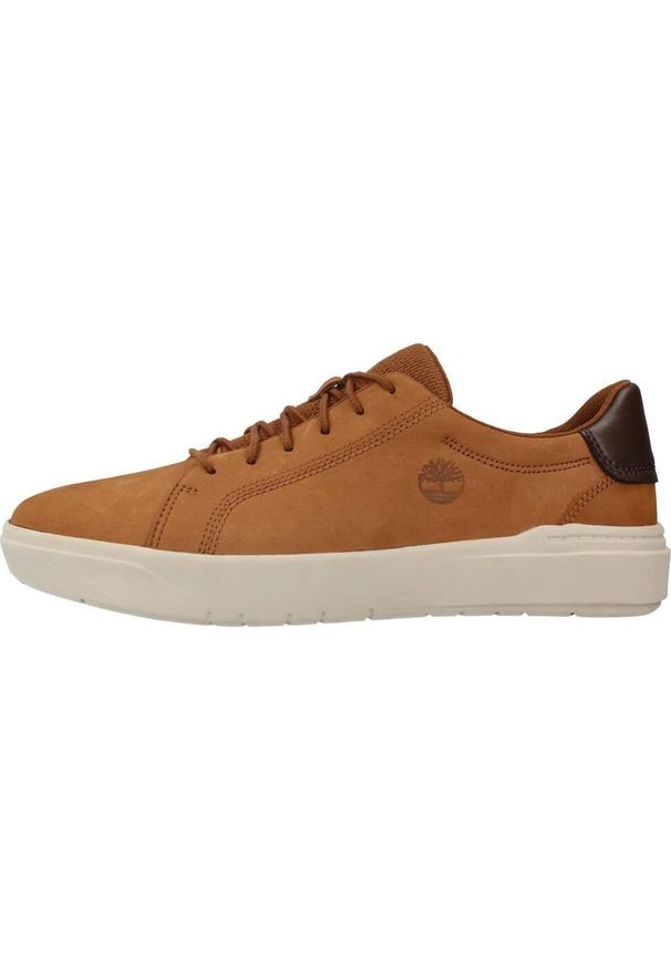 Tenisówki Timberland Model Seneca Bay Oxford Kolor Brązowy. Kolor: brązowy. Materiał: tkanina