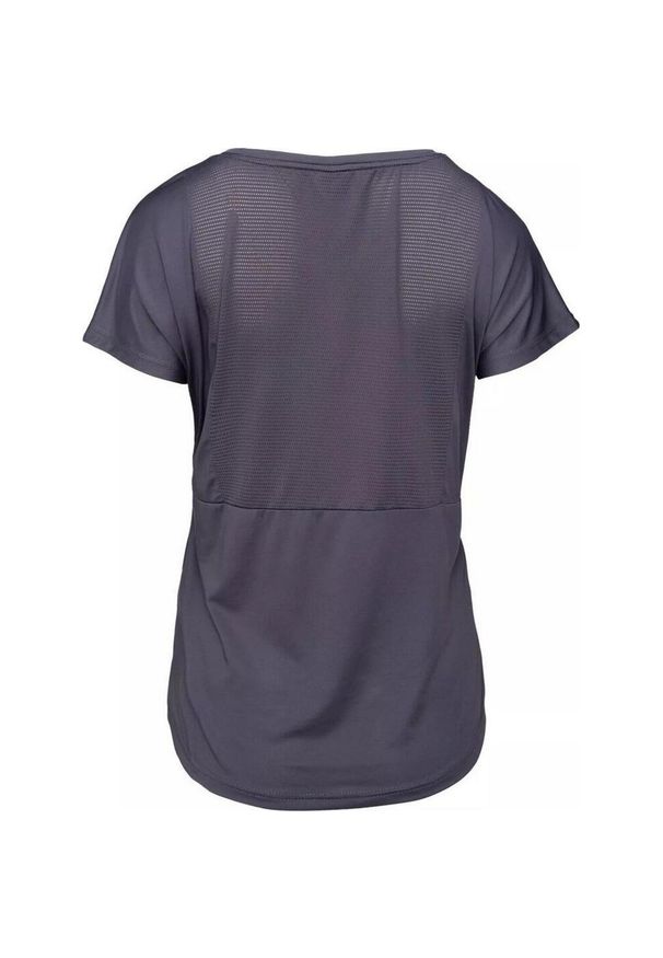 Hi-tec - T-shirt Damski Z Krótkim Rękawem Hine. Kolor: szary. Długość rękawa: krótki rękaw. Długość: krótkie. Sport: turystyka piesza