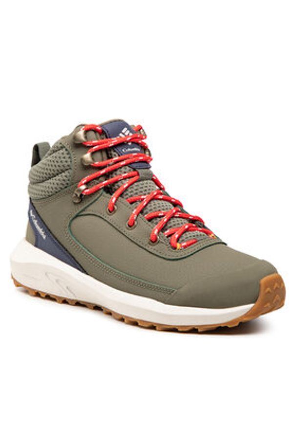 columbia - Columbia Trekkingi Trailstorm Peak Mid BL5578 Zielony. Kolor: zielony. Materiał: skóra, syntetyk