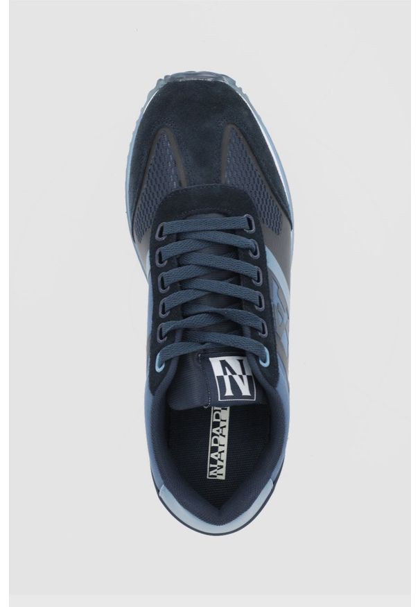 Napapijri Buty kolor granatowy. Zapięcie: sznurówki. Kolor: niebieski. Materiał: guma