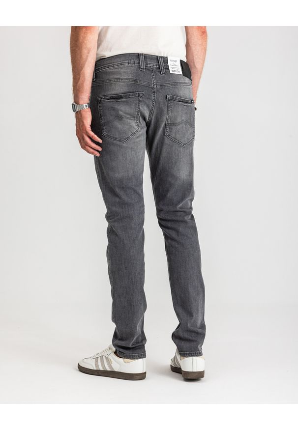 Męskie Spodnie Jeansowe Mustang Style Oregon Tapered Denim Black 1017124 4000 203