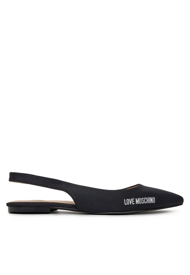 Love Moschino - Baleriny LOVE MOSCHINO. Kolor: czarny