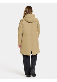 Didriksons Parka Marta-Lisa Wns Prk 2 504823 Beżowy Regular Fit. Kolor: beżowy. Materiał: syntetyk