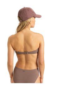 Roxy - Stanik bikini dla Kobiety LASCA Brązowy. Kolor: brązowy. Materiał: nylon, elastan, materiał