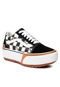 Vans Tenisówki Old Skool Stacked VN0A4U15VLV1 Czarny. Kolor: czarny. Materiał: zamsz, skóra