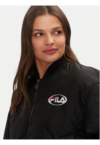 Fila Kurtka bomber Lunde FAW0896 Czarny Loose Fit. Kolor: czarny. Materiał: syntetyk #4