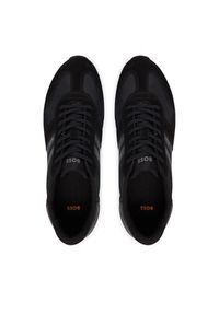 BOSS Sneakersy Levon 50562619 Czarny. Kolor: czarny. Materiał: materiał #3