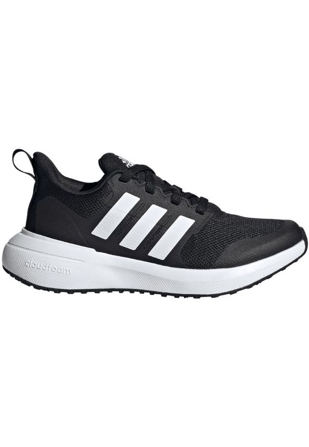 Adidas - Buty adidas FortaRun 2.0 Cloudfoam Lace Jr ID2360 czarne. Zapięcie: sznurówki. Kolor: czarny. Materiał: guma. Szerokość cholewki: normalna. Model: Adidas Cloudfoam. Sport: bieganie