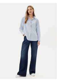 Pepe Jeans Koszula Dream PL305033 Niebieski Loose Fit. Kolor: niebieski. Materiał: bawełna, len #9