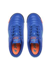 Joma Buty do piłki nożnej Toledo Jr 2504 TOJS2504IN Niebieski. Kolor: niebieski. Materiał: skóra #3