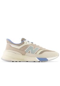 Buty New Balance U997RBC - beżowe. Okazja: na co dzień. Kolor: beżowy. Materiał: guma, skóra, syntetyk, materiał. Szerokość cholewki: normalna