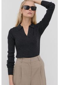 Birgitte Herskind Sweter wełniany Cadee damski kolor szary. Kolor: szary. Materiał: wełna. Długość rękawa: długi rękaw. Długość: długie #4