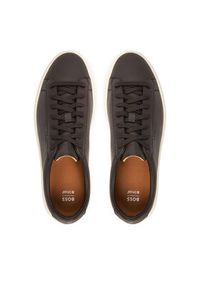 BOSS Sneakersy Kieran 50548716 Brązowy. Kolor: brązowy. Materiał: skóra #5