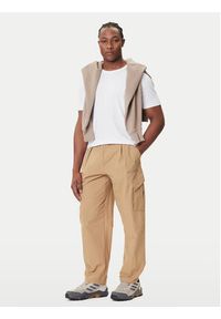 Adidas - adidas Spodnie outdoor Terrex Xploric JM7424 Beżowy Loose Fit. Kolor: beżowy. Materiał: syntetyk. Sport: outdoor #3