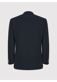 Pako Lorente - PAKO LORENTE – Granatowa casualowa marynarka męska. Okazja: na co dzień. Kolor: czarny, niebieski. Wzór: gładki. Styl: casual