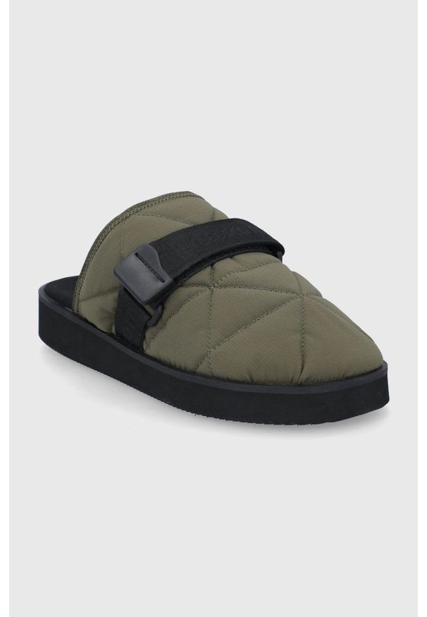 Lyle & Scott Kapcie kolor zielony. Kolor: zielony