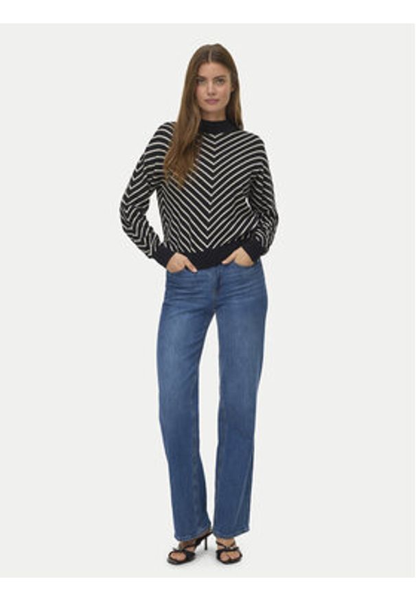 Vero Moda Sweter Capricorn 10331893 Czarny Regular Fit. Kolor: czarny