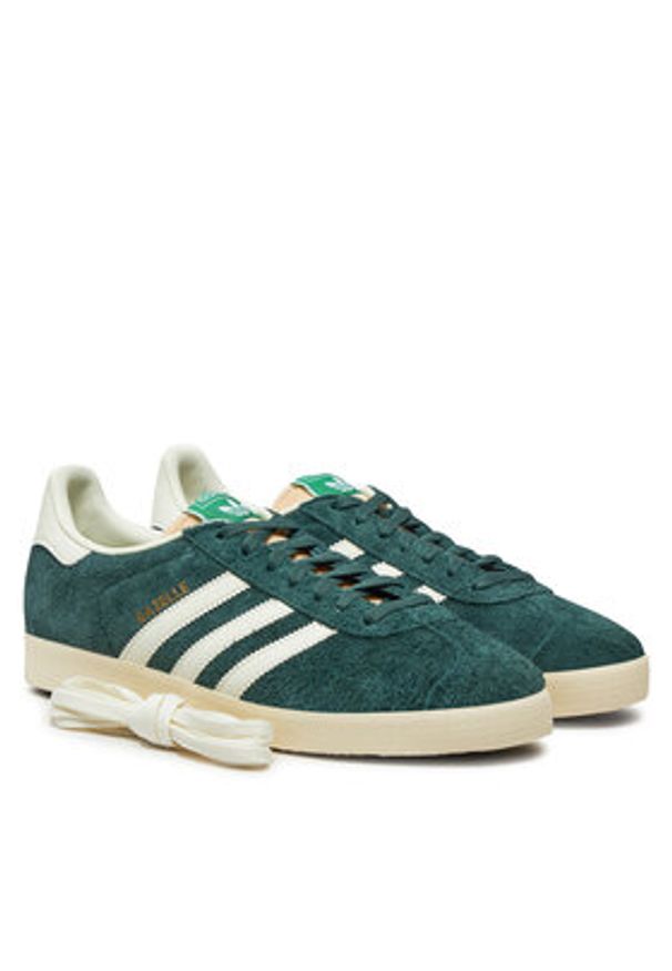 Adidas - adidas Sneakersy Gazelle IF9655 Zielony. Kolor: zielony. Materiał: zamsz, skóra. Model: Adidas Gazelle