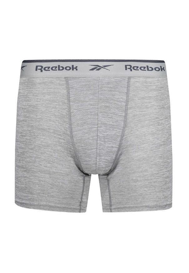 Reebok - Męskie Bokserki Sportowe Ainslie (zestaw 3 Sztuk). Kolor: czarny, szary, biały, wielokolorowy. Styl: sportowy