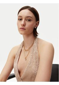 Guess Naszyjnik JUBN05 208JW Złoty. Materiał: metalowe. Kolor: złoty