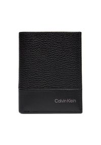 Calvin Klein Duży Portfel Męski Subtle Mix Bifold 6Cc W/Coin K50K511667 Czarny. Kolor: czarny. Materiał: skóra