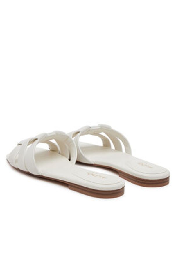 Aldo Klapki Gotosandal 13966710 Biały. Kolor: biały. Materiał: skóra