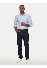 Guess Jeans Koszula M4YH35 WGCF1 Błękitny Slim Fit. Kolor: niebieski. Materiał: bawełna #4