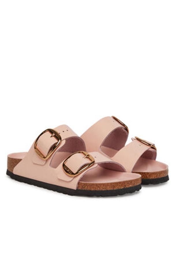 Birkenstock Klapki Arizona Big Buckle Hex 1029392 Różowy. Kolor: różowy. Materiał: skóra