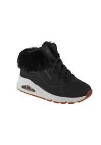 skechers - Buty do chodzenia dla dzieci Skechers Uno Fall Air. Okazja: na co dzień. Zapięcie: sznurówki. Kolor: czarny. Materiał: wełna, guma, materiał, syntetyk. Szerokość cholewki: normalna. Sport: turystyka piesza