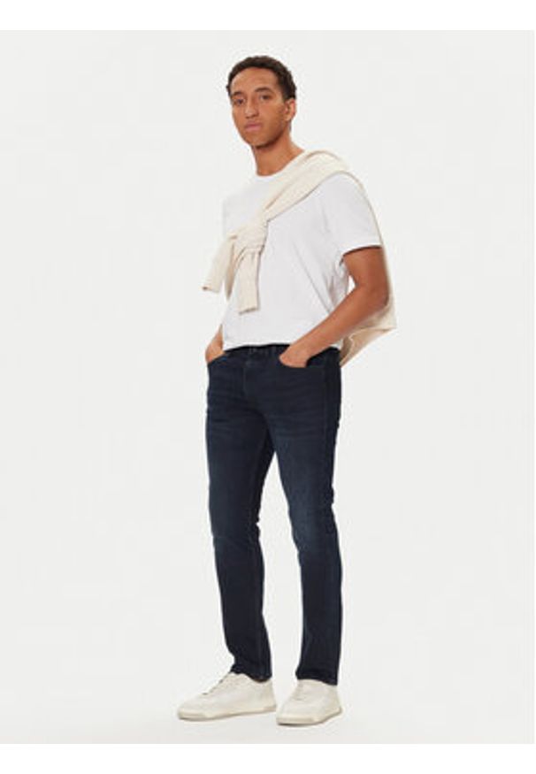 BOSS Jeansy Delaware Bo 50549503 Granatowy Slim Fit. Kolor: niebieski